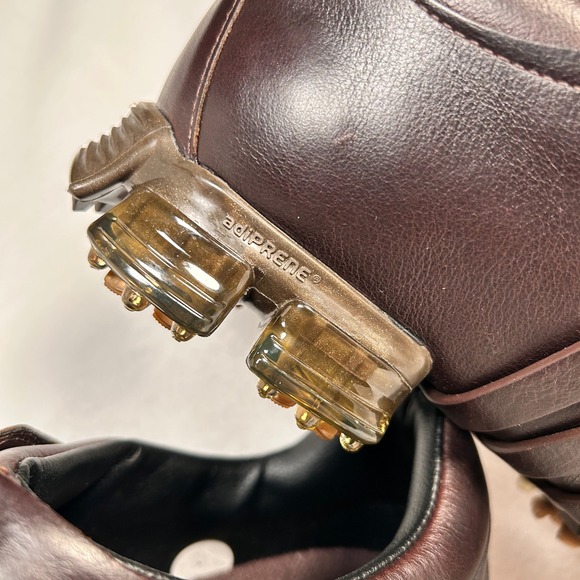 Adidas Tour360 LTD WD Golf Shoe Spiked Men 12 D Burgundy Leather 3D Fit Foam NWT - Picture 11 of 15